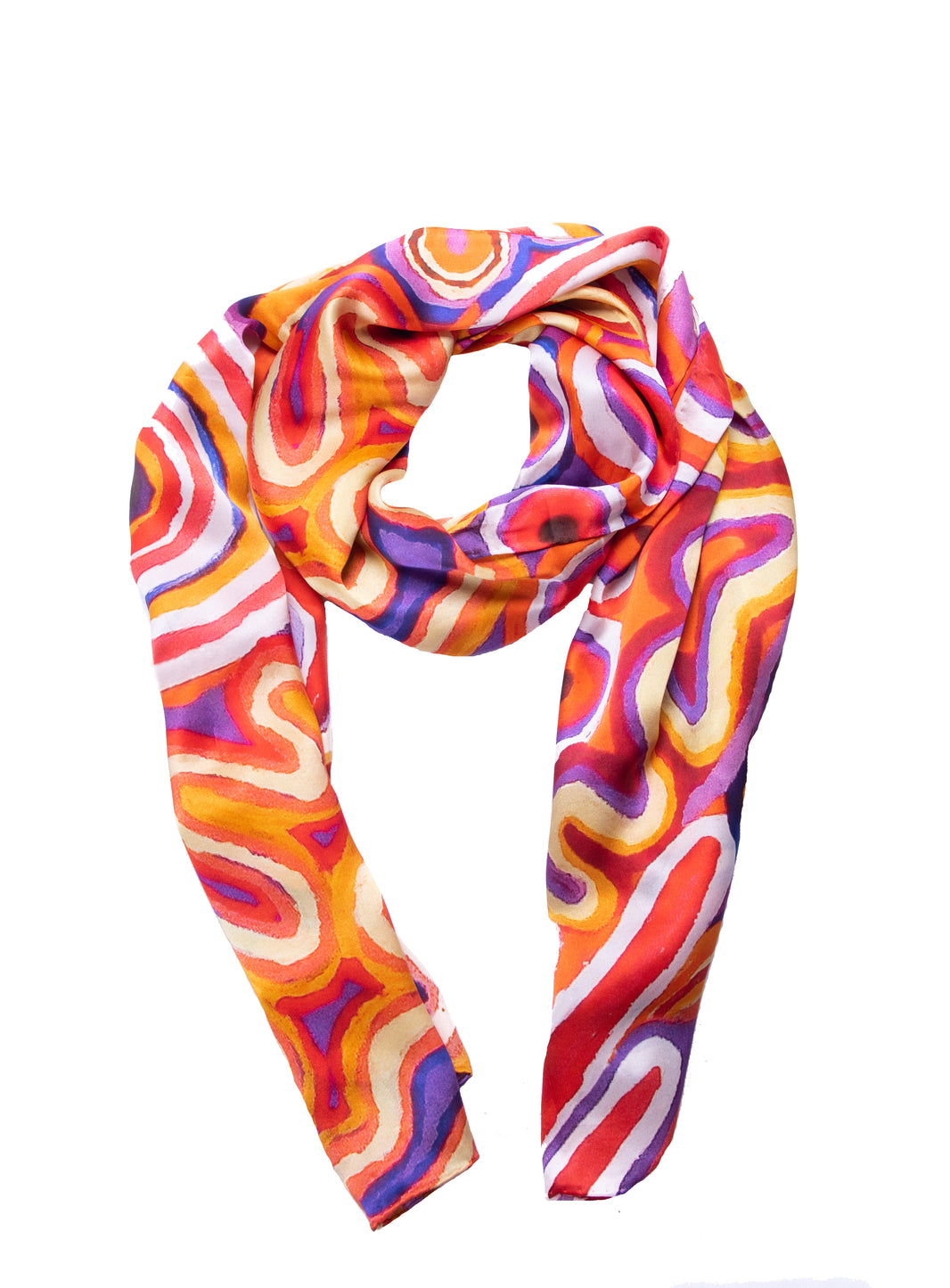 Snake Vine 100% Silk Scarf