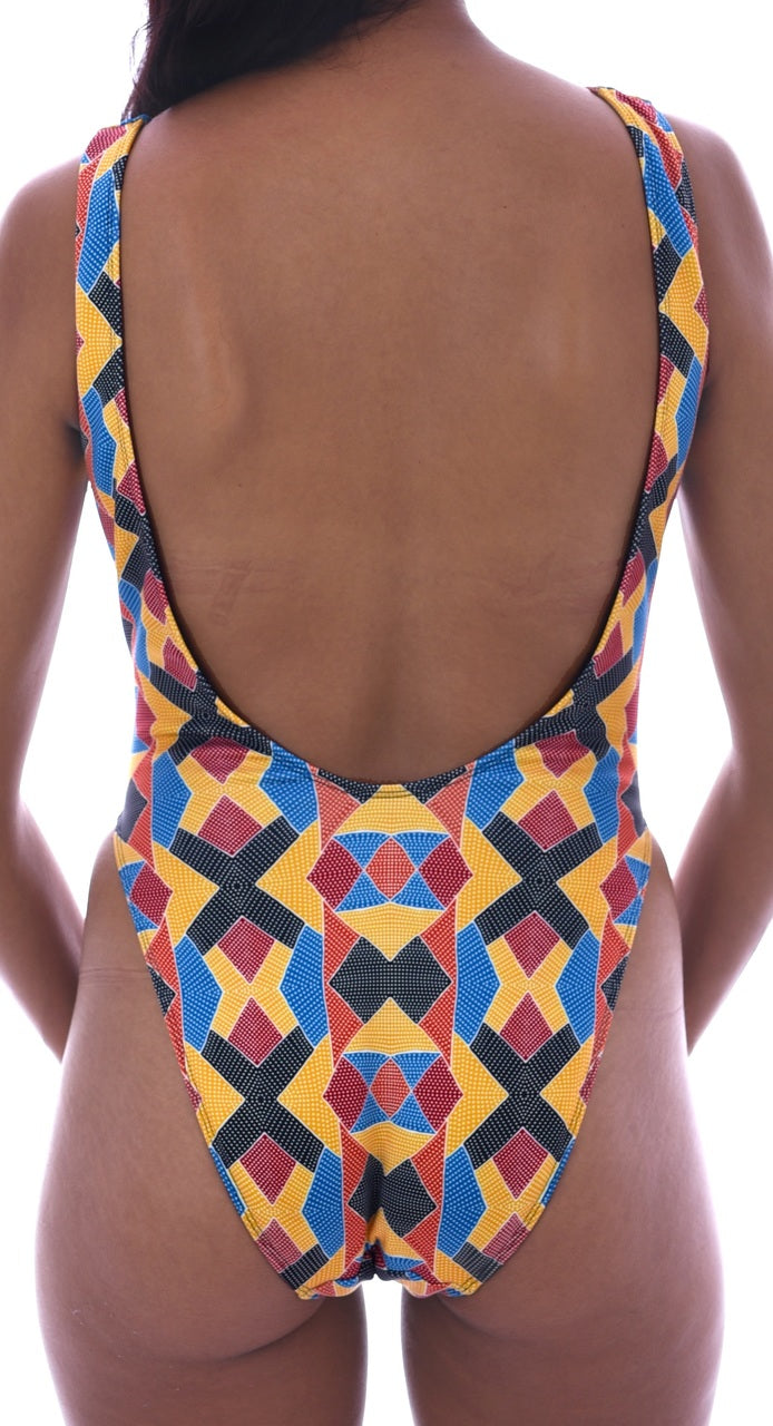 Lappi Lappi High Cut One Piece Swimsuit