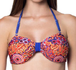 Snake Vine Bandeau Bikini Top